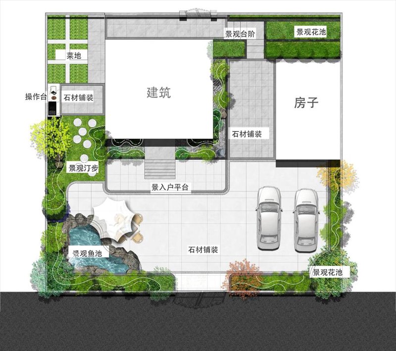 假山喷泉设计
